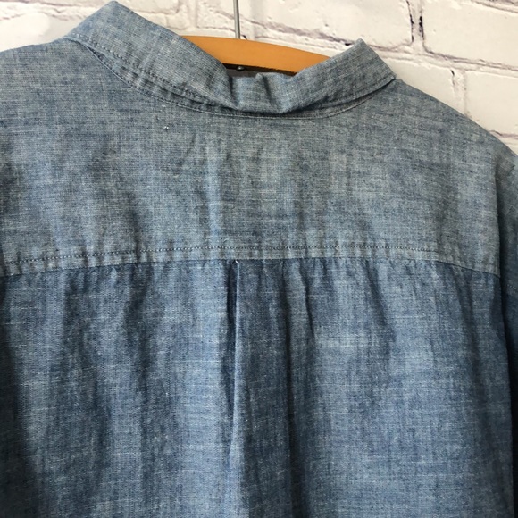 NWT Dockers Denim Chambray Long Sleeve Button Up Shirt Sz XXL - Picture 10 of 12